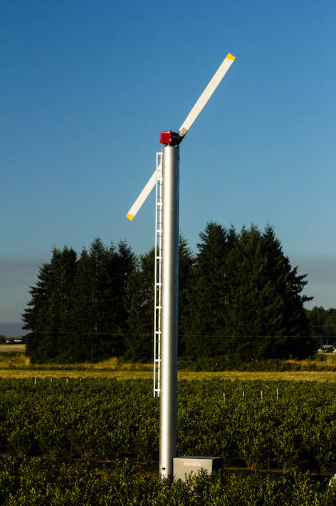 La tour antigel ou éolienne comme meuilleure solution pour protéger vos vergers contre le gel